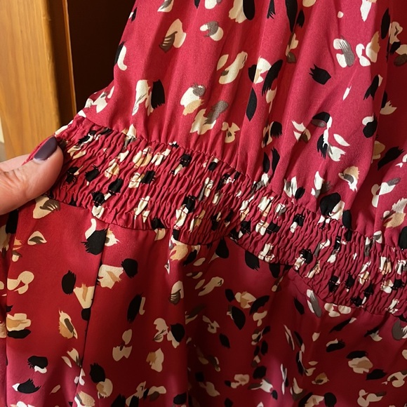 Bloom Chic Dress Size 18-20 Red Patterned - Picture 3 of 8